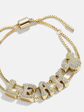 Disney Mickey Mouse Custom Slider Bracelet - Pavé Bubble Double Strand