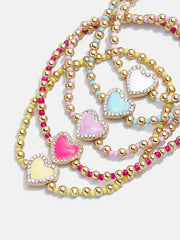 Sweetheart Kids' Pisa Bracelet Set - Pave Hearts