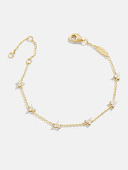 Sadira 18K Gold Bracelet - Flower Trio