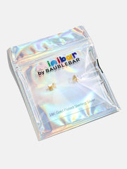 Whole Lotta Heart 18K Gold Kids' Earrings - Heart