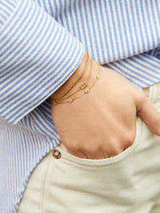 18K Gold Custom Angel Number Bracelet