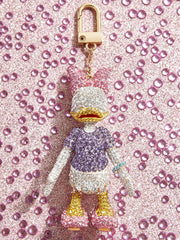 Disney Daisy Duck Classic Pavé Bag Charm - Daisy Duck