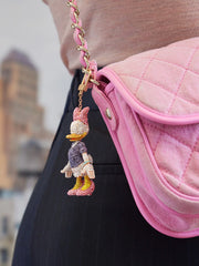 Disney Daisy Duck Classic Pavé Bag Charm - Daisy Duck
