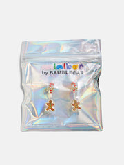 Candy Cane Lane Kids' Earring Set - Brown
