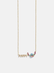 Disney Stitch Custom Nameplate Necklace - Mini Block
