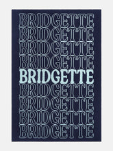 In the Bag Custom Blanket - Light Blue/Navy