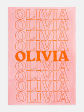 In the Bag Custom Blanket - Pink/Orange