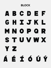 Mini 18K Gold Custom Spaced Letter Name Bracelet - 18K Gold