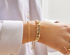 Bubble Slider Custom Bracelet - Bubble Double Strand