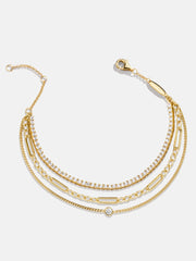 Zora 18K Gold Layered Bracelet - Zora 18K Gold Layered Bracelet