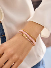 Disney Mickey Mouse Custom Cord Bracelet - Light Pink