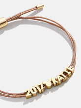 Disney Mickey Mouse Custom Cord Bracelet - Taupe