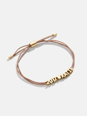 Disney Mickey Mouse Custom Cord Bracelet - Taupe