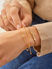 Disney Mickey Mouse Custom Cord Bracelet - Taupe