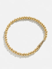 East West Initial Pisa Bracelet - Gold/Pavé