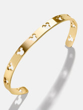 Mickey Mouse Disney Cutout Cuff Bracelet - Gold