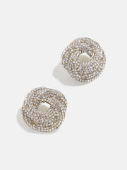 Susan Earrings - Gold/Pavé