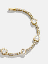 Galia Tennis Bracelet - Gold/Pavé