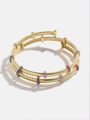 Eve Cuff Bracelet - Gold/Multi