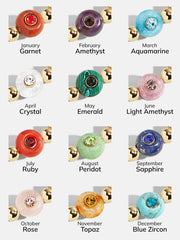 Semi-Precious Birthstone Pisa Bracelet - Crystal