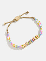 Bead Mine Kids’ Custom Name Bracelet - Light Multi