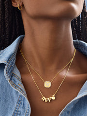 Disney Mickey Mouse 18K Gold Plated Sterling Silver Pendant Necklace - Gold/Pavé