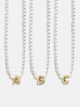 Playful Pearls Kids’ Initial Necklace - Gold/Pearl