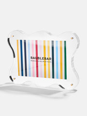 Picture Perfect Horizontal Acrylic Frame - Retro Wavy