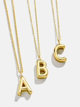 Classic Gold Initial Necklace - Gold Plated Brass