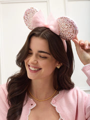 Disney Minnie Mouse Soft Pink Ears Headband - Minnie Mouse Soft Pink Ears