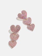 Eden Earrings - Triple Heart Statement Earrings
