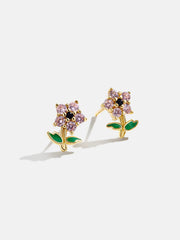 Flora 18K Gold Kids' Flower Earrings - Flower