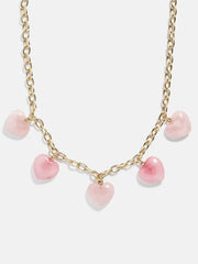 Esme Statement Necklace - Gold/Pink
