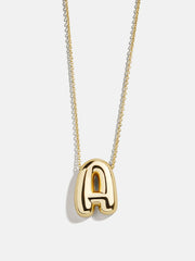 Kids' Bubble Initial Necklace - Gold