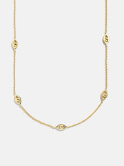 18K Gold Evil Eye Necklace - Evil Eye
