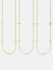 18K Gold Cross Necklace - Cross