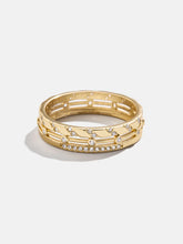 Zaria 18K Gold Ring - Gold/Pavé
