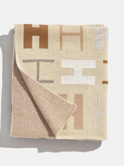 Upside Down & All Around Custom Blanket - Tan/Brown