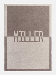 Spell It Out Custom Blanket - Light Brown/Dark Brown