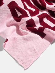 Ombre Name Custom Blanket - Red/Pink