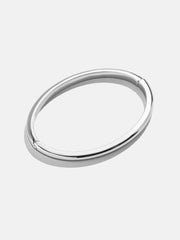 Nadia Classic Hinge Bangle - Classic Thin Silver