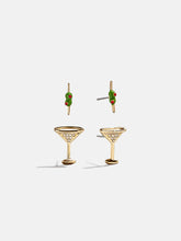 Pimento Memento Martini Earring Set - Martini