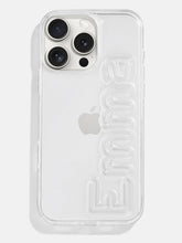 Fine Line Custom iPhone Case - Clear