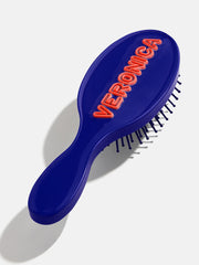 Mini Fine Line Custom Hair Brush - Navy/Red