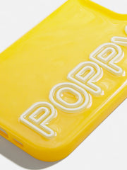 Fine Line Custom iPhone Case - Yellow/White