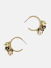 Disney Minnie Mouse Somewhere Over The Rainbow Hoop Earrings - Minnie Mouse