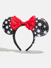Disney Minnie Mouse Polka Dot Ears Headband - Minnie Mouse Black Polka Dot Ears