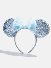 Disney Minnie Mouse Crystal Blue Ears Headband - Minnie Mouse Crystal Blue Ears