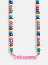 Beaded Kids' Custom Nameplate Necklace - Multi