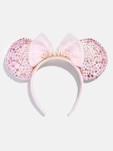 Disney Minnie Mouse Soft Pink Custom Ears Headband - Custom Soft Pink Minnie Mouse Ears